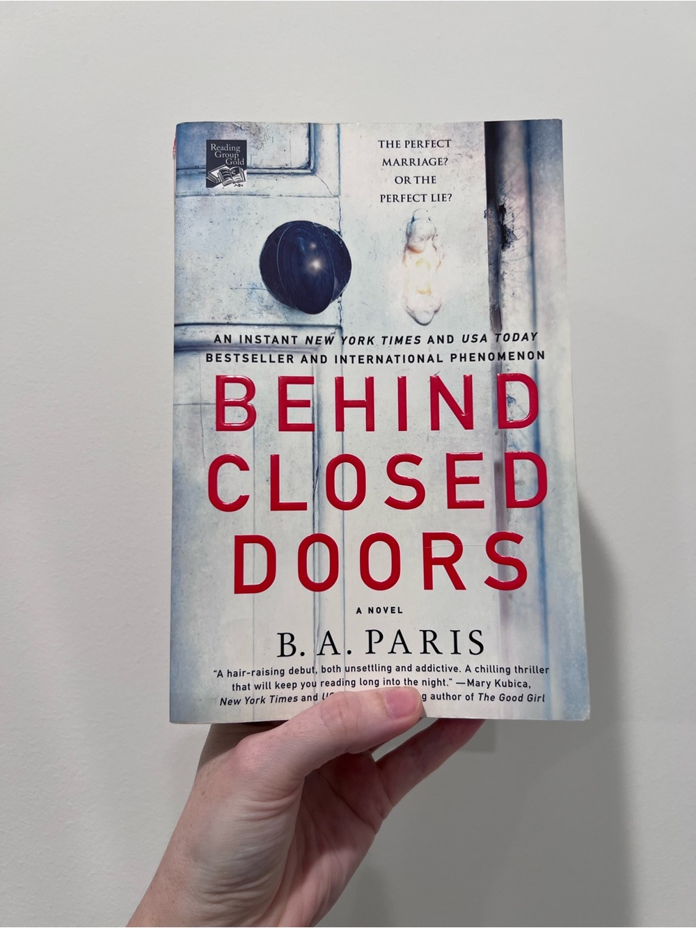 Behind Closed Doors by B.A. Paris - PAPERBACK